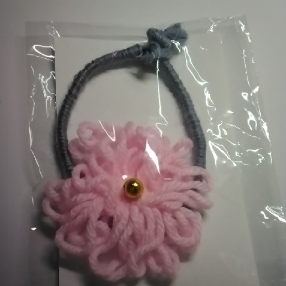 Lorena Espinoza Design Pink Flower Bracelet